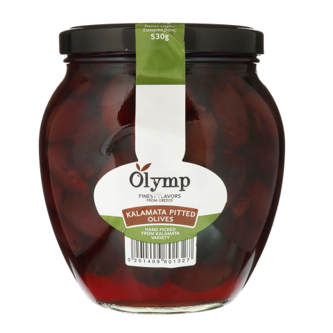 Alyvuogės KALAMATA be kauliukų OLYMP 1kg/530g