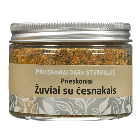 Žuvies prieskoniai su česnaku, 90g