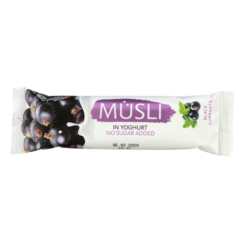 Javainis juod. serbentų skonio MUSLI, 30 g