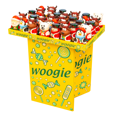 Kalėdiniai saldainiai WOOGIE, dėžutėje, 110 g