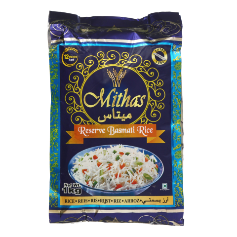 Basmati ryžiai MITHAS, 1 kg