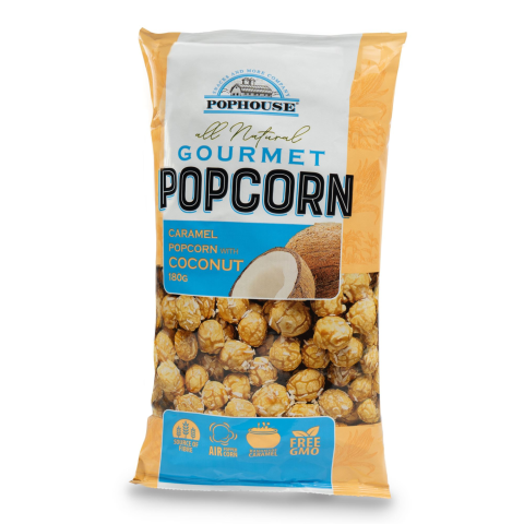 Popkorns Pophouse ar kokosriekstu skaid. 180g