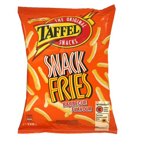 Traškučiai TAFFEL SNACK FRIES BARBECUE, 110g