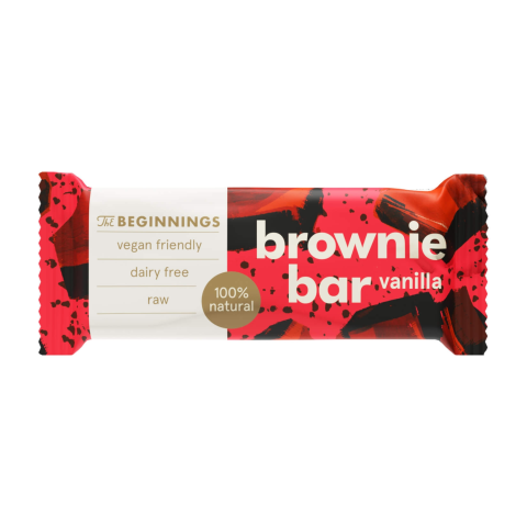 Batonėlis THE BEGINNINGS BROWNIE, 40 g