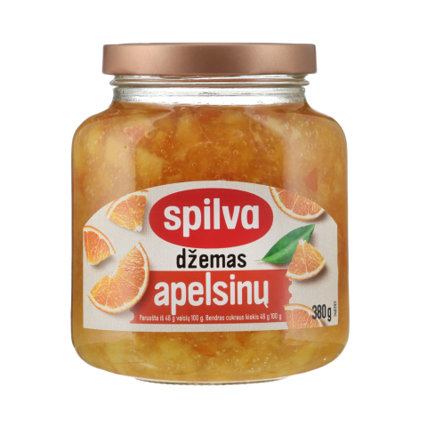 Apelsinų džemas SPILVA, 380 g