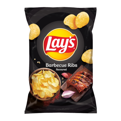 Šonkauliukų sk. bulvių traškučiai LAYS, 130 g