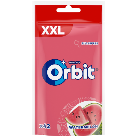 Kramt. guma su saldikl. ORBIT WATERMELON, 58g