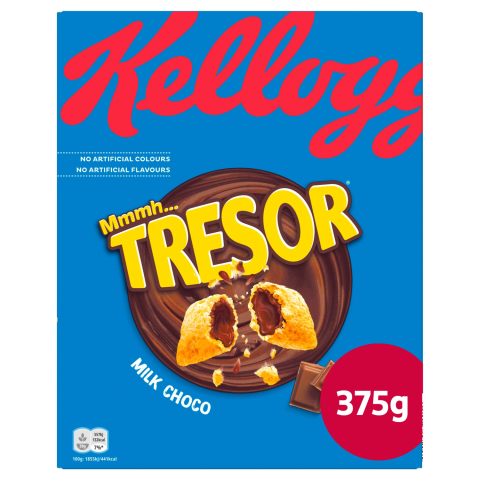 Brok. pārsl. Kellogg's Tresor Milk Choco 375g