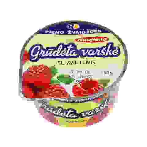 Grūd. varškė aviet. PIENO ŽVAIGŽDĖS, 7%, 150g