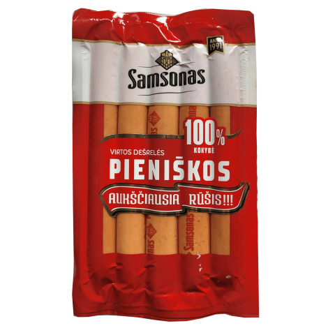 Virtos pien. SAMSONO dešrelės, a. r., 310 g