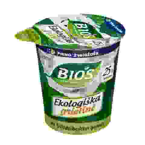 Ekol. grietinė su bifido bakt. BIOS, 25%,350g