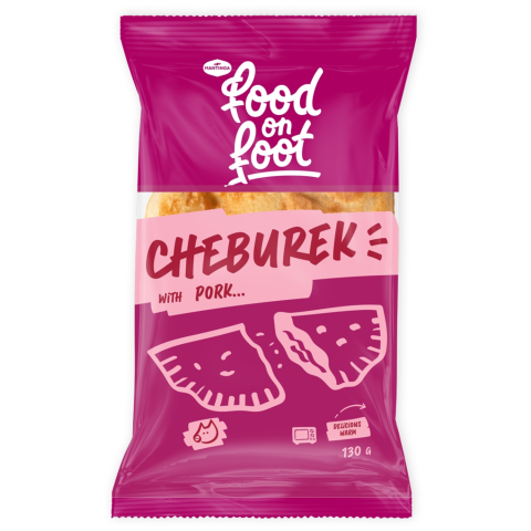 Čeburekas su kiaul. įd. FOOD ON FOOT, 130 g