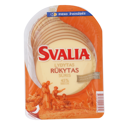 Rūkytas lydytas sūris SVALIA, 45% rieb., 150g