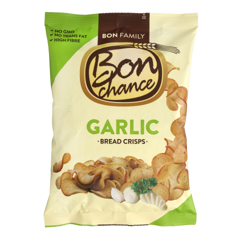 Duonos traškučiai su česn.,BON CHANCE, 120 g