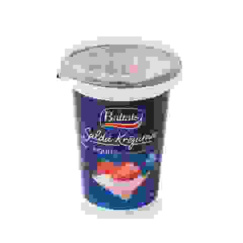 Saldā krējuma jogurts Baltais ar zemenēm 400g