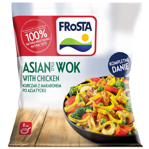 Azijietiška vištiena FROSTA WOK, 450 g