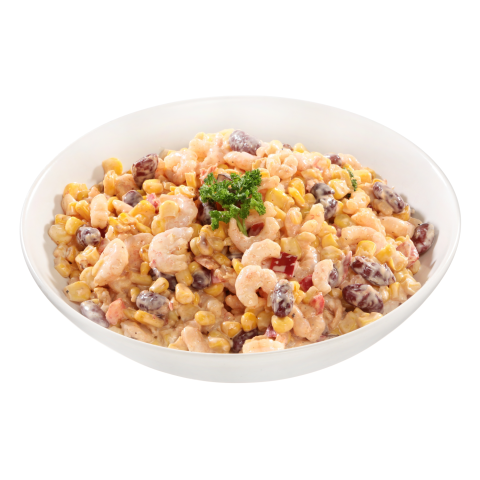 Daržovių salotos su krevetėmis, 1 kg
