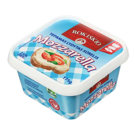 Tep. sūrelis MOZARELLA ROKIŠKIO, 23 %, 175 g