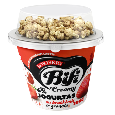 Jogurtas su brašk. granola BIFI CREAMY, 200 g