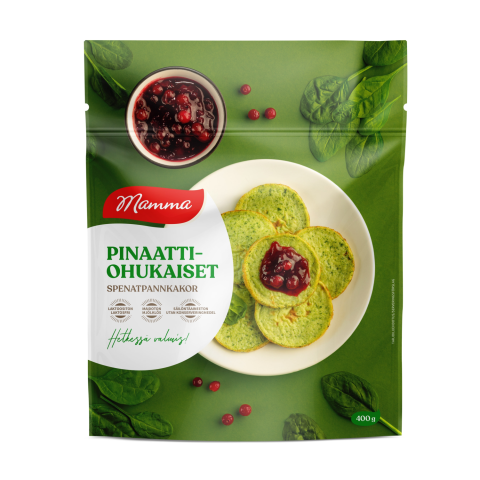Spinatipannk. lakt.vaba süg.külm. Mamma 400g
