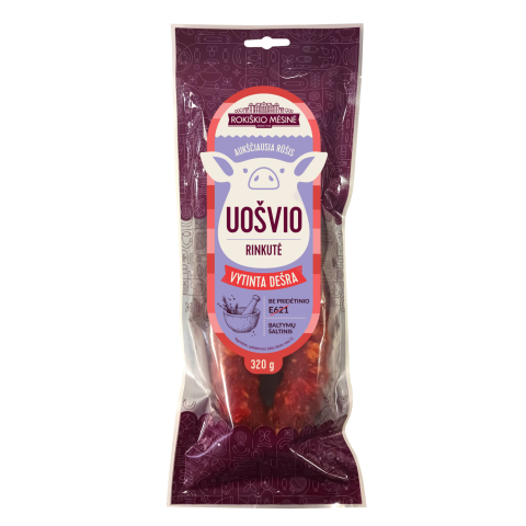 UOŠVIO vytinta dešra ROKIŠKIO MĖSINĖ, 320 g