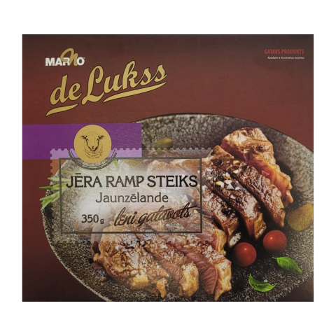 Jēra gaļas rampsteiks De Lukss lēni pag. 350g