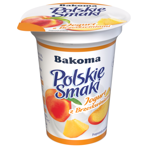 Jogurt virsiku Bakoma 150g