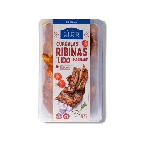 Cūkgaļas ribiņas Lido marinādē 800g
