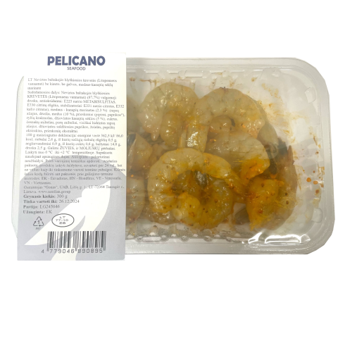 Krevetės med. kan. sėk. mar. PELICANO, 300 g
