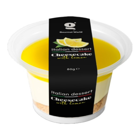 Citrininis sūrio pyragas GOURMET WORLD, 90 g