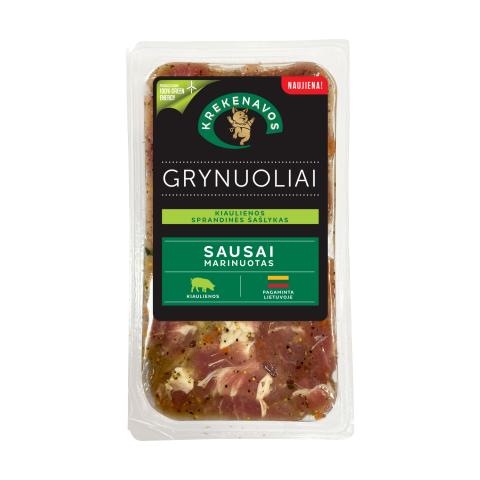 Kiaulien. sauso marin. šašlykas GRYN., 800 g
