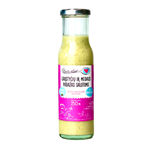 Garstyčių, medaus pad. BEATOS VIRTUVĖ, 250 ml