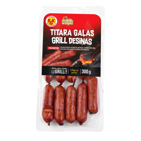 Tītara gaļas grildesiņas Rgk pusžāvētas 300g