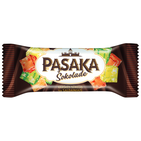 Varškės sūrelis su saldain. PASAKA, 19 %, 40g