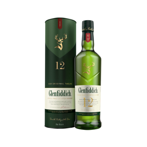 Viskis GLENFIDDICH 12YO dėž., 40 %, 0,7 l