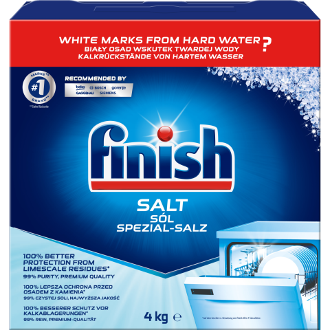 Indaplovių druska FINISH SALT, 4kg