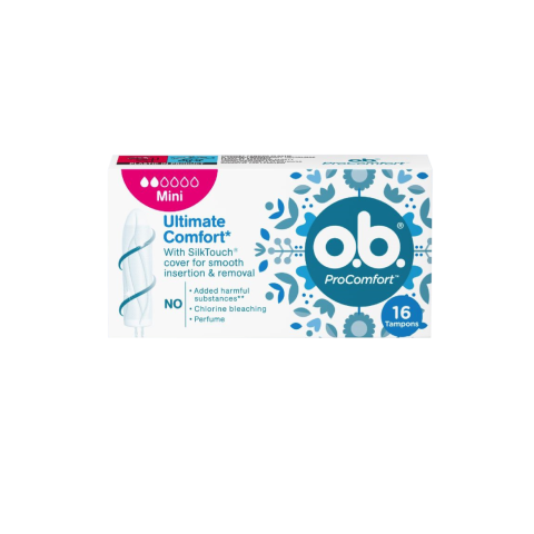 Tamponai O.B.PRO COMFORT MINI, 16vnt.