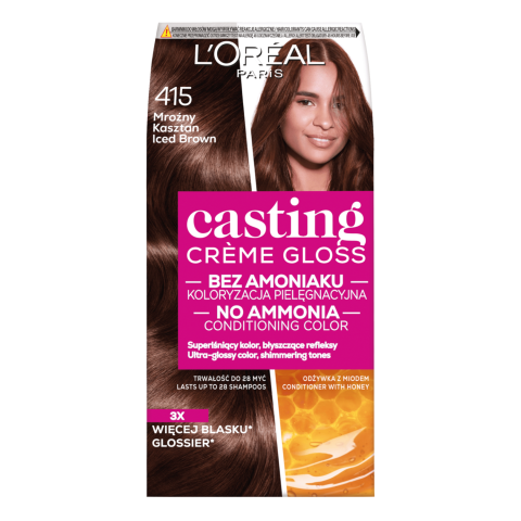 Plaukų dažai L'oreal CASTING Creme 415