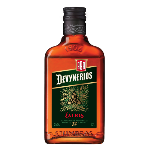 Balzamas 999 ŽALIOS DEVYNERIOS, 35 %, 0,2 l