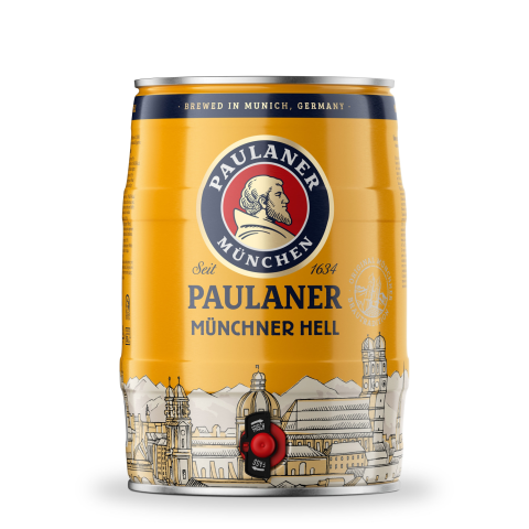 Alus PAULANER MUNCHNER HELL, 4,9%, 5 l