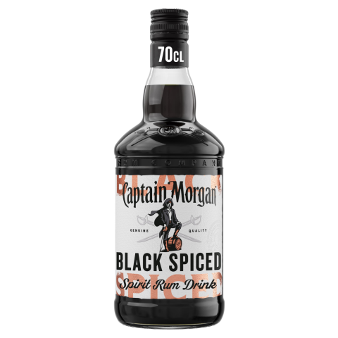 Rums Captain Morgan Black Spiced 40% 0,7l