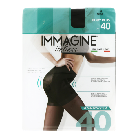 M pėdk.IMMAGINE BODY PLUS 40d NERO XL