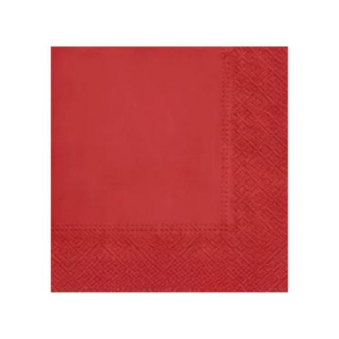 Servetėlės PAW 33x33cm, 20vnt, raudona