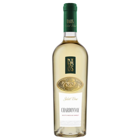 Balt.pus.sald.vynas DAOS CHARDONNAY, 0,75l