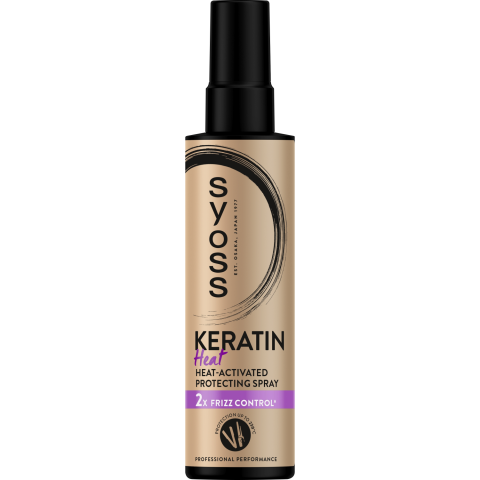 Plaukų purškiklis SYOSS KERATIN HEAT, 200 ml