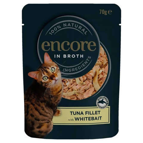 Kačių konservai su tunu, mailiumi ENCORE,70g
