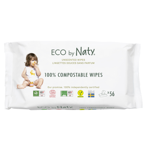 Niisked salvrätikud  Eco by Naty 56tk