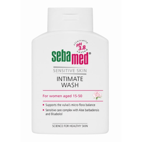 Intymios higienos prausiklis SEBAMED, 200 ml