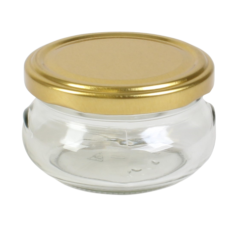 Stiklainis su dangt. TO-70, 120 ml, FP25