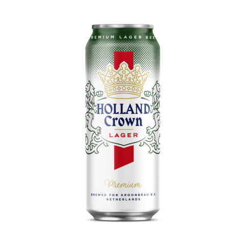 Alu.HOLLAND CROWN PREMIUM LAGER, 4,8 %, 0,5 l